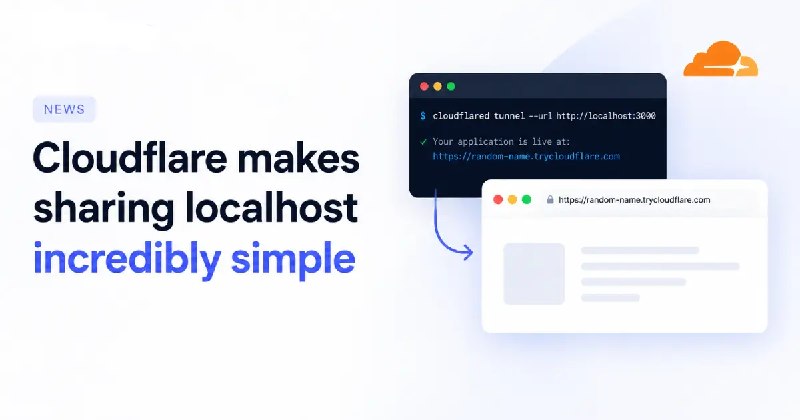 Cloudflare makes sharing localhost incredibly simple : fireup.pro