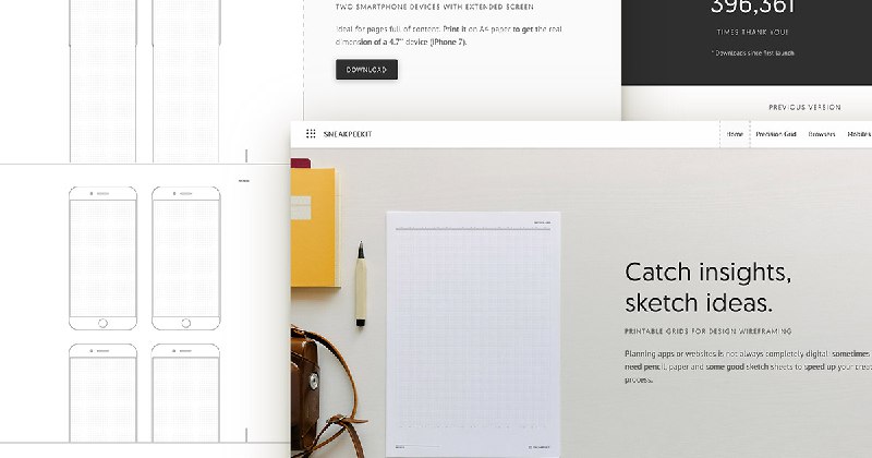 Sneakpeekit Sketch Sheets